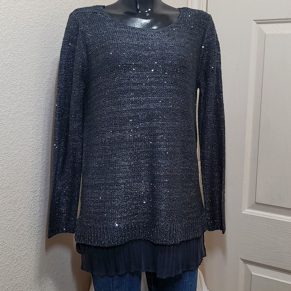 Jaclyn Smith Sequin Sweater